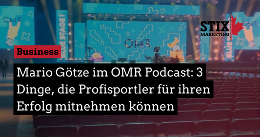 Mario Götze im OMR Podcast: 3 Dinge, die Profisportler für ihren Erfolg mitnehmen können
