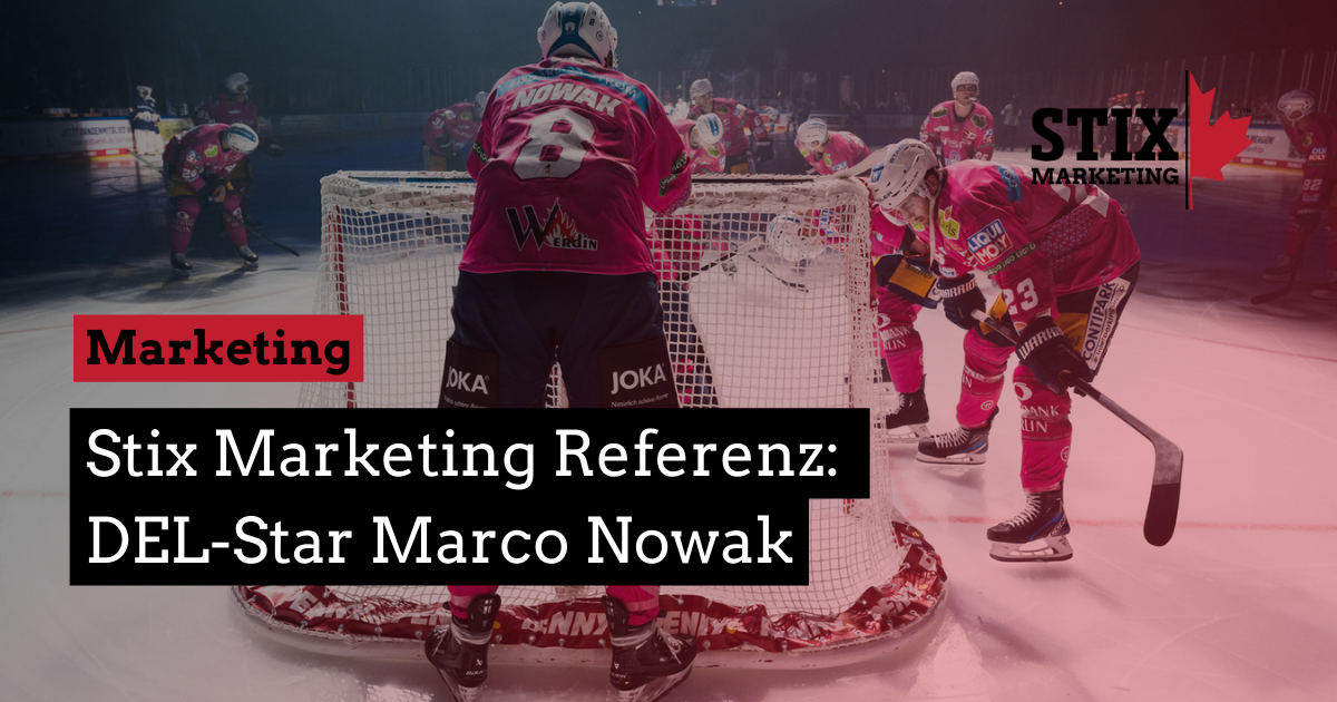 Read more about the article Stix Marketing Referenz: DEL-Star Marco Nowak